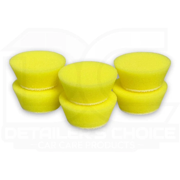 Buff and Shine Uro-Tech Yellow Polishing Foam Pad 1″ 6PK